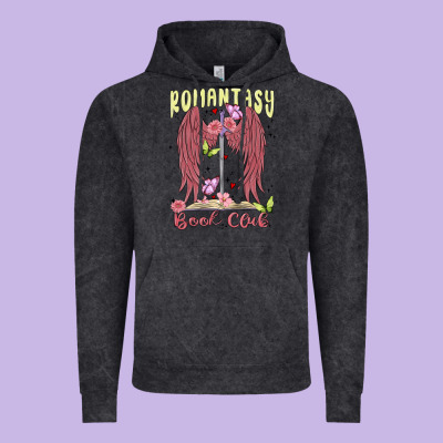 Romantasy Book Club Vintage Hoodie Designed By Maliassmallbusiness