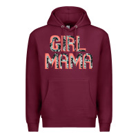 Burgundy girl mama Artistshot Premium Hoodie - JahusDesignShop