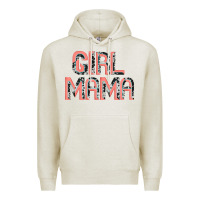 Oatmeal Heather girl mama Artistshot Premium Hoodie - JahusDesignShop