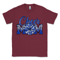 Burgundy cheer mom Classic Tee - MaliasSmallBusiness