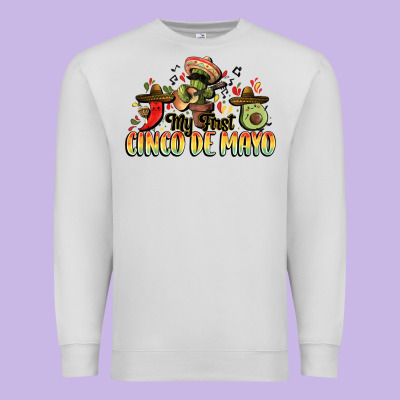 My First Cinco De Mayo Premium Sweatshirt Designed By Fadigitalartstudio