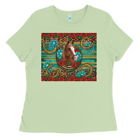 Matcha western horse horseshoe roses gemstones glitter wooden Ladies Tee - Artiststas