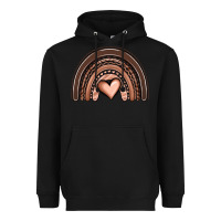 Black melanin rainbow Heavyweight Hoodie - OliviaCreatesArt
