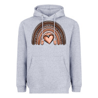 Heather Grey melanin rainbow Heavyweight Hoodie - OliviaCreatesArt