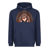 Navy melanin rainbow Heavyweight Hoodie - OliviaCreatesArt