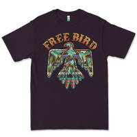Plum free bird feathers thunderbird Premium Tee - BarkalooDesign