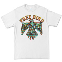 White free bird feathers thunderbird Premium Tee - BarkalooDesign