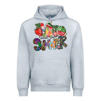 Heather Grey Sweet Sweet Summer Urban Hoodie - CowhideDigitalArt