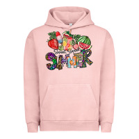 Pigment Salmon Sweet Sweet Summer Urban Hoodie - CowhideDigitalArt