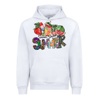 White Sweet Sweet Summer Urban Hoodie - CowhideDigitalArt
