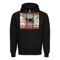 Black when life gets blurry adjust your focus Zipper Hoodie - TumblerDesignByShophia