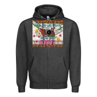Charcoal Heather when life gets blurry adjust your focus Zipper Hoodie - TumblerDesignByShophia