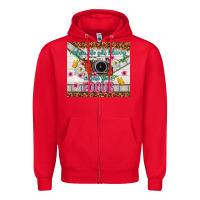 Red when life gets blurry adjust your focus Zipper Hoodie - TumblerDesignByShophia