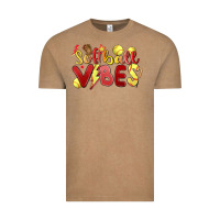 Vintage Coffee softball vibes Vintage Tee - MaliasSmallBusiness