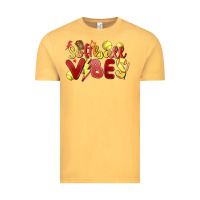 Vintage Mustard softball vibes Vintage Tee - MaliasSmallBusiness