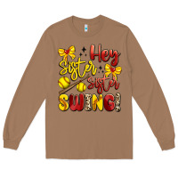 Toasted Coconut hey sister sister swing softball Long Sleeve Tee - Artiststas