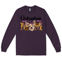 Plum western chihuahua mom Long Sleeve Tee - RanaPortraitStore