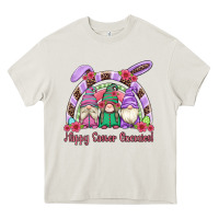 Cream happy easter gnomies rainbow Heavy Core Tee - Artiststas