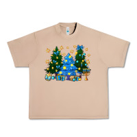 Burro Hannukah Christmas trees Urban Heavy Tee - NancyCooperArtShop