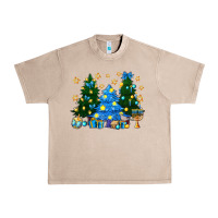 French Oak Hannukah Christmas trees Urban Heavy Tee - NancyCooperArtShop