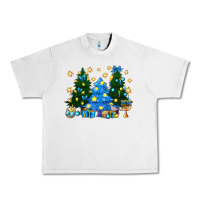 Lunar Rock Hannukah Christmas trees Urban Heavy Tee - NancyCooperArtShop