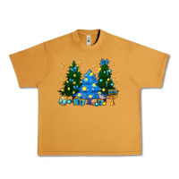 Peanut Butter Hannukah Christmas trees Urban Heavy Tee - NancyCooperArtShop
