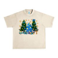 Sandshell Hannukah Christmas trees Urban Heavy Tee - NancyCooperArtShop