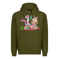 Army Green My first Easter Day Premium Hoodie - CowGirlArtShop