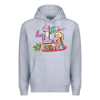 Heather Grey My first Easter Day Premium Hoodie - CowGirlArtShop