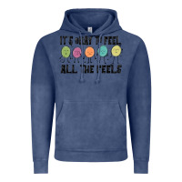 Vintage Denim ıt's okay to feel all the feels Vintage Hoodie - MaliasSmallBusiness