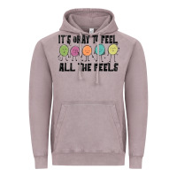 ıt's Okay To Feel All The Feels Vintage Hoodie | Teevron