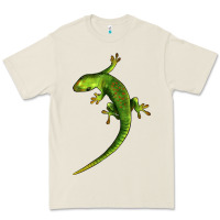 Bone Green Lizard Illustrations Premium Tee - LillyAllenDesigns