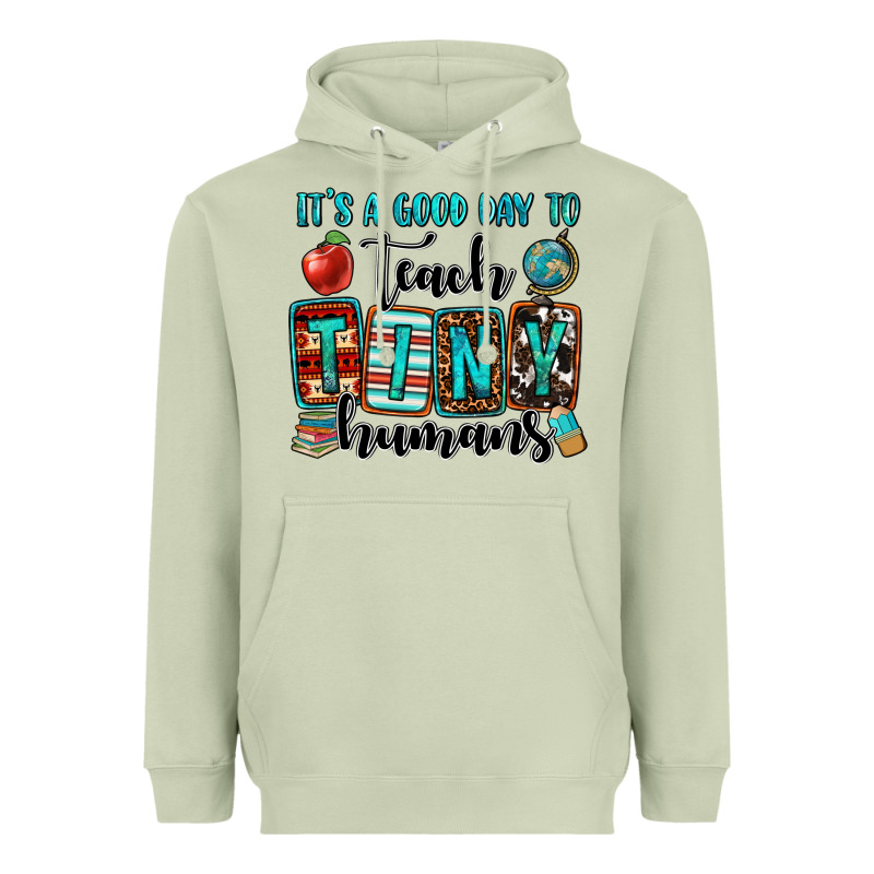 It's A Good Day To Teach Tiny Humans Heavyweight Hoodie by OliviaCreatesArt | Teevron