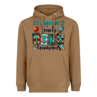 Toasted Coconut it's a good day to teach tiny humans Heavyweight Hoodie - OliviaCreatesArt