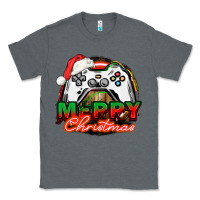Charcoal Heather Gamer Merry Christmas Classic Tee - NancyCooperArtShop