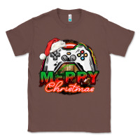 Chestnut Gamer Merry Christmas Classic Tee - NancyCooperArtShop