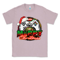Lilac Gamer Merry Christmas Classic Tee - NancyCooperArtShop