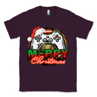 Plum Gamer Merry Christmas Classic Tee - NancyCooperArtShop
