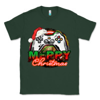Sports Green Gamer Merry Christmas Classic Tee - NancyCooperArtShop