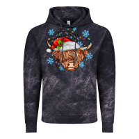 Cloud Black christmas cow Vintage Hoodie - MaliasSmallBusiness