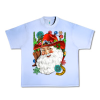 Grape Ice Cowboy Santa Urban Heavy Tee - NancyCooperArtShop