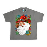 Tornado Cowboy Santa Urban Heavy Tee - NancyCooperArtShop