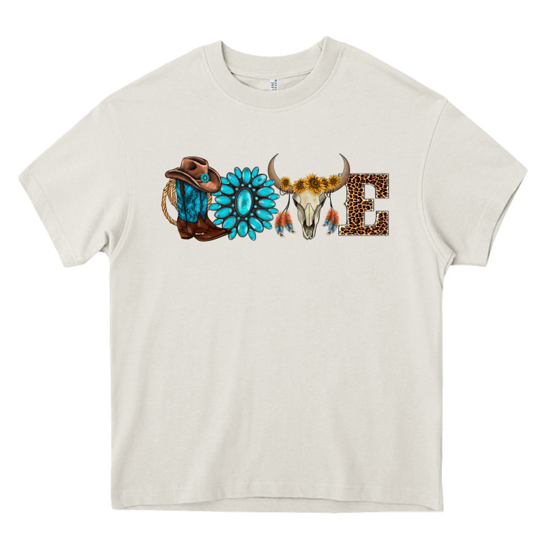 Western Love Heavy Core Tee by AdoDesignShop | Teevron