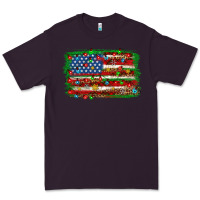 Plum Christmas american flag Premium Tee - NancyCooperArtShop