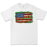 White Christmas american flag Premium Tee - NancyCooperArtShop