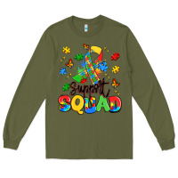 Army Green support squad Long Sleeve Tee - Artiststas