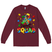 Burgundy support squad Long Sleeve Tee - Artiststas