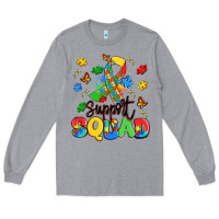 Heather Grey support squad Long Sleeve Tee - Artiststas