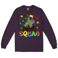 Plum support squad Long Sleeve Tee - Artiststas