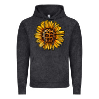 Vintage Black sunflower leopard Vintage Hoodie - Jasminsmagicworld